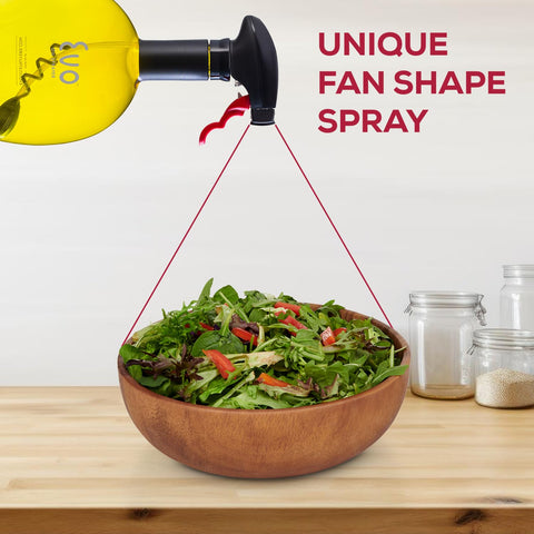 Evo Oil Sprayer is shatterproof and dishwasher safe for easy cleanup.