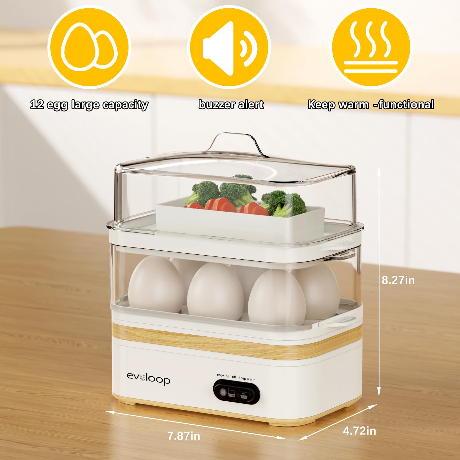 Evoloop BPA-free cooking components ensure safe meal prep