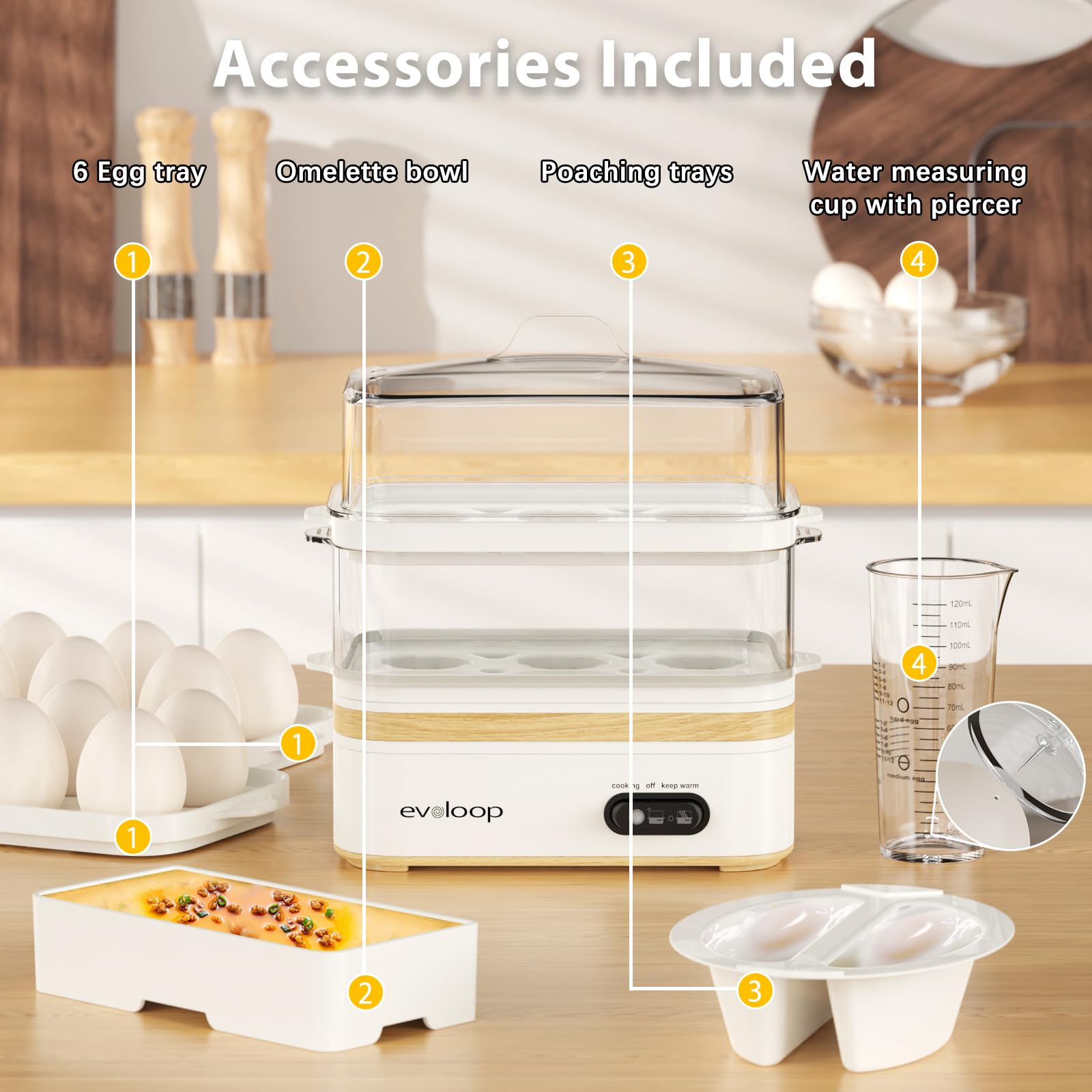 Evoloop dishwasher-safe accessories simplify cleanup after busy mornings
