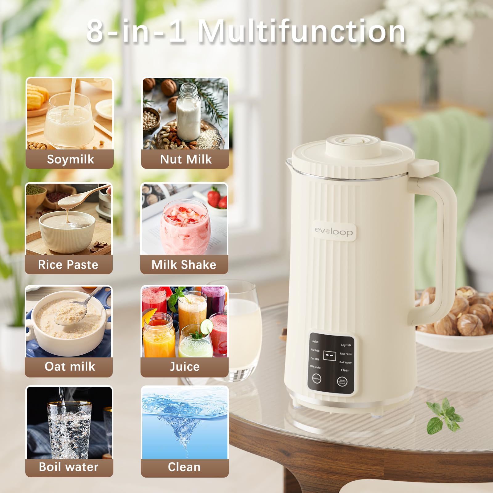 evoloop juice function setup for fresh fruit blends