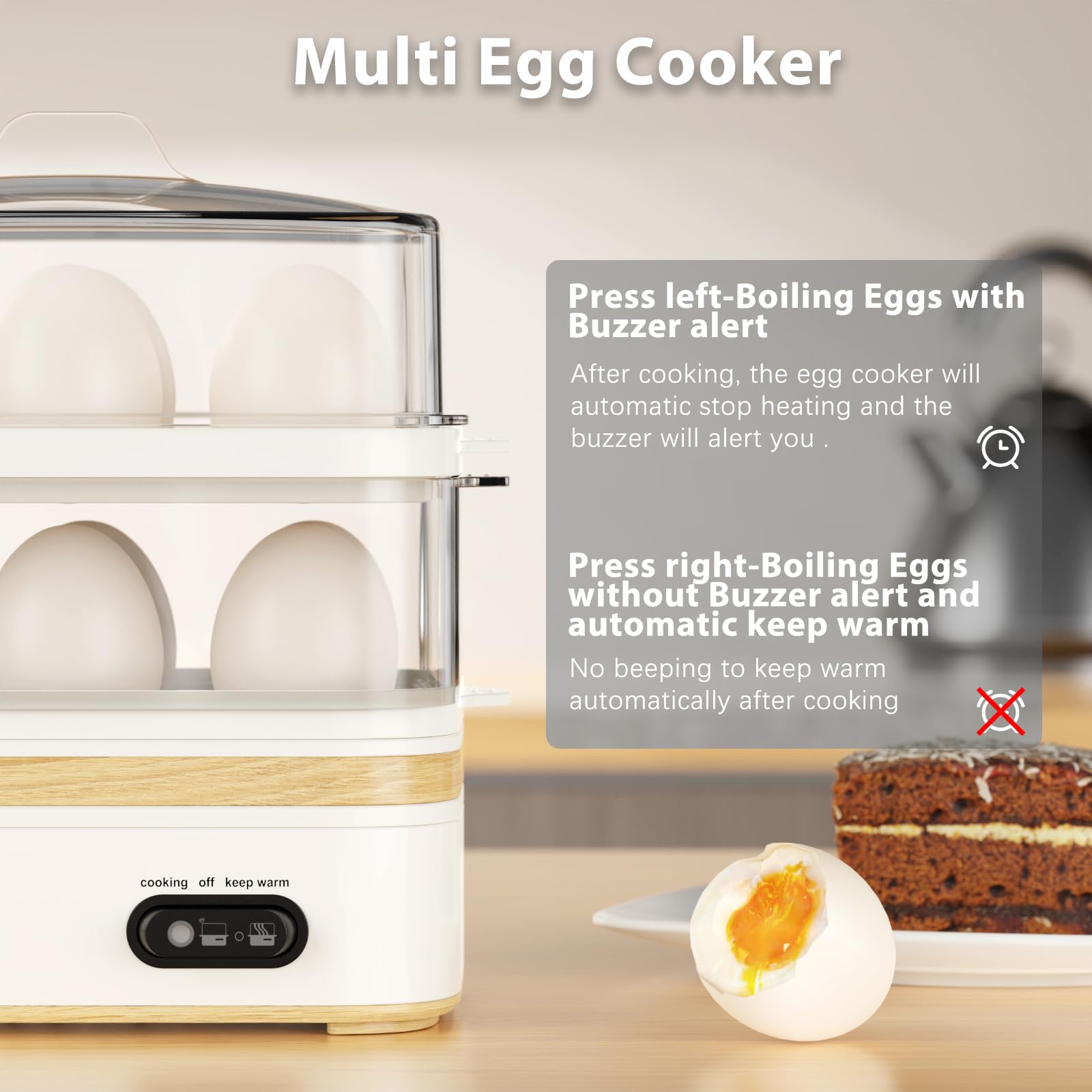 Evoloop omelet tray creates fluffy omelets quickly