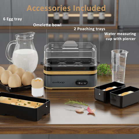 Evoloop Rapid Egg Cooker omelet tray for quick fluffy omelets