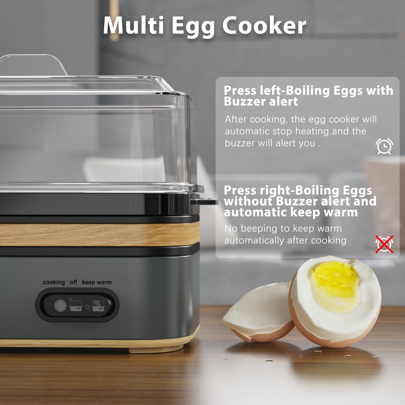Evoloop Rapid Egg Cooker poaching trays for delicate eggs