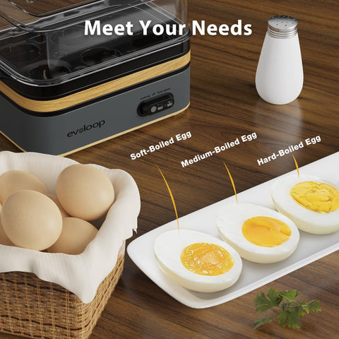 Evoloop Rapid Egg Cooker soft-boiled eggs with precise timing