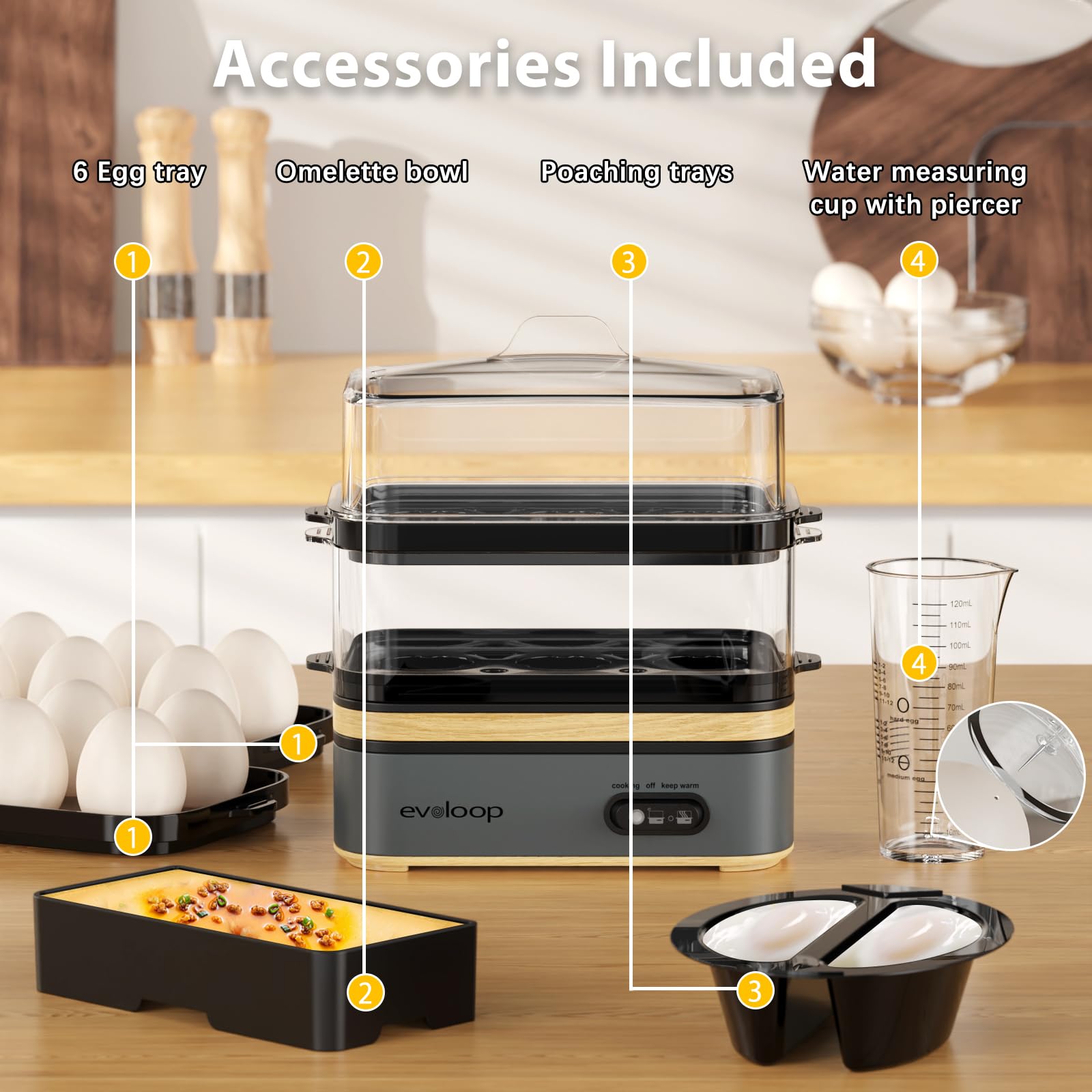 Evoloop recipe manual adds 18 ideas for varied meals.