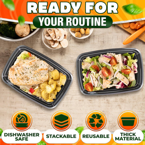 Evrblock microwave-safe container for quick reheats at home or work.