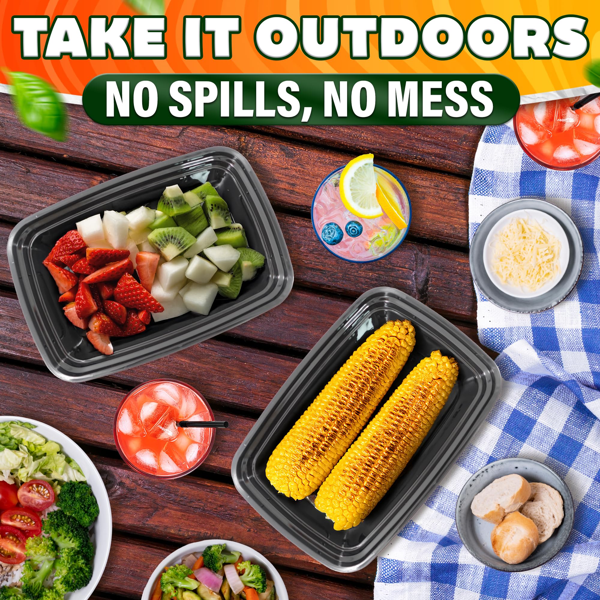 Evrblock takeout containers suited for restaurants or busy families.