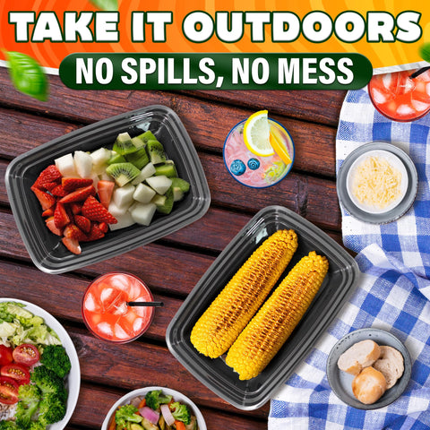 Evrblock takeout containers suited for restaurants or busy families.