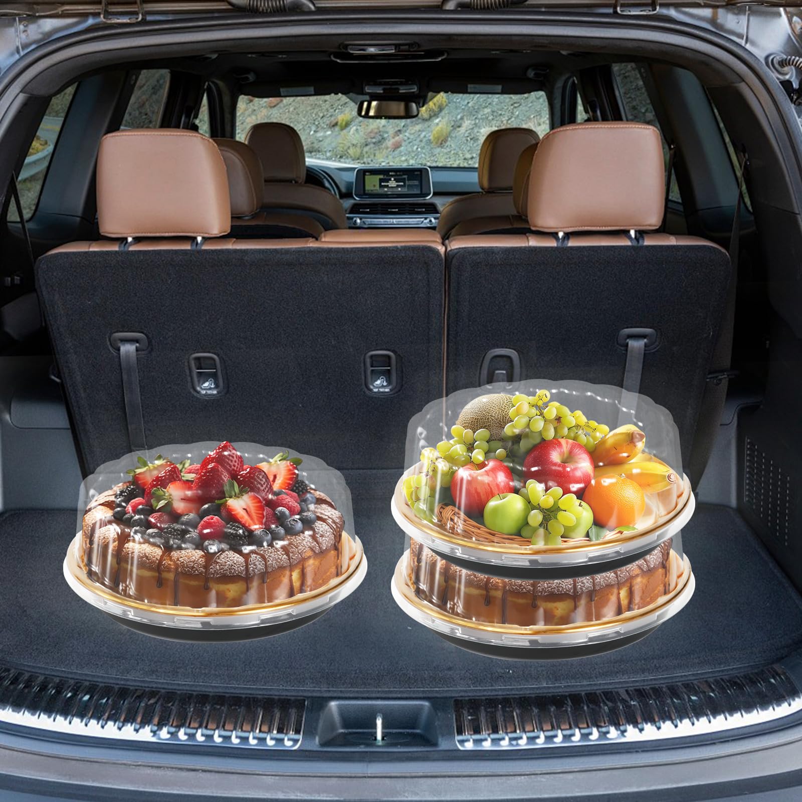 EWAFILU bakery sales tray keeps treats presentable for display and sale.