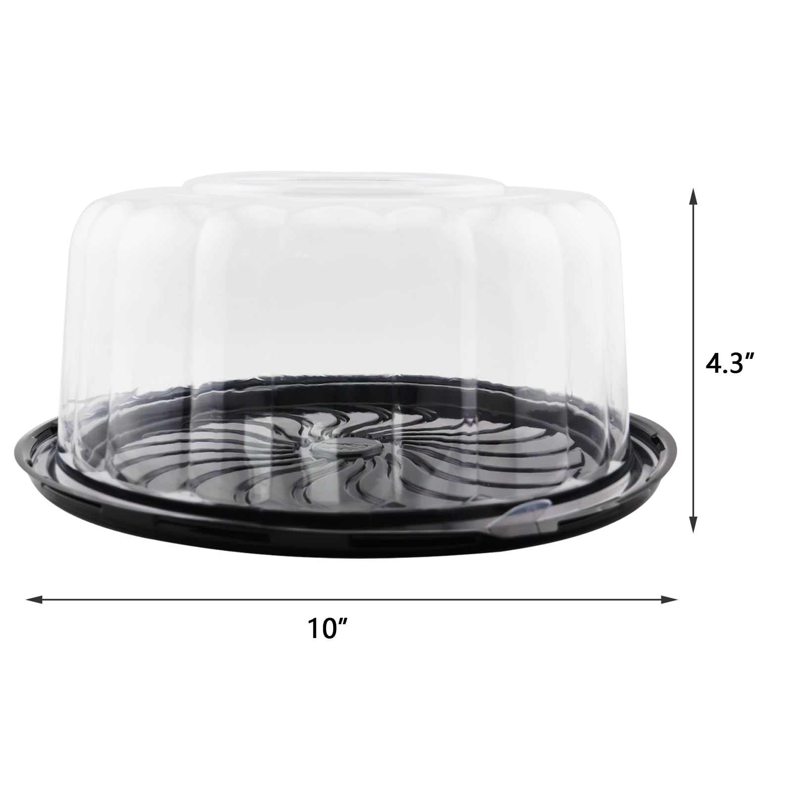 EWAFILU clear dome lid closeup showing visibility and snug fit