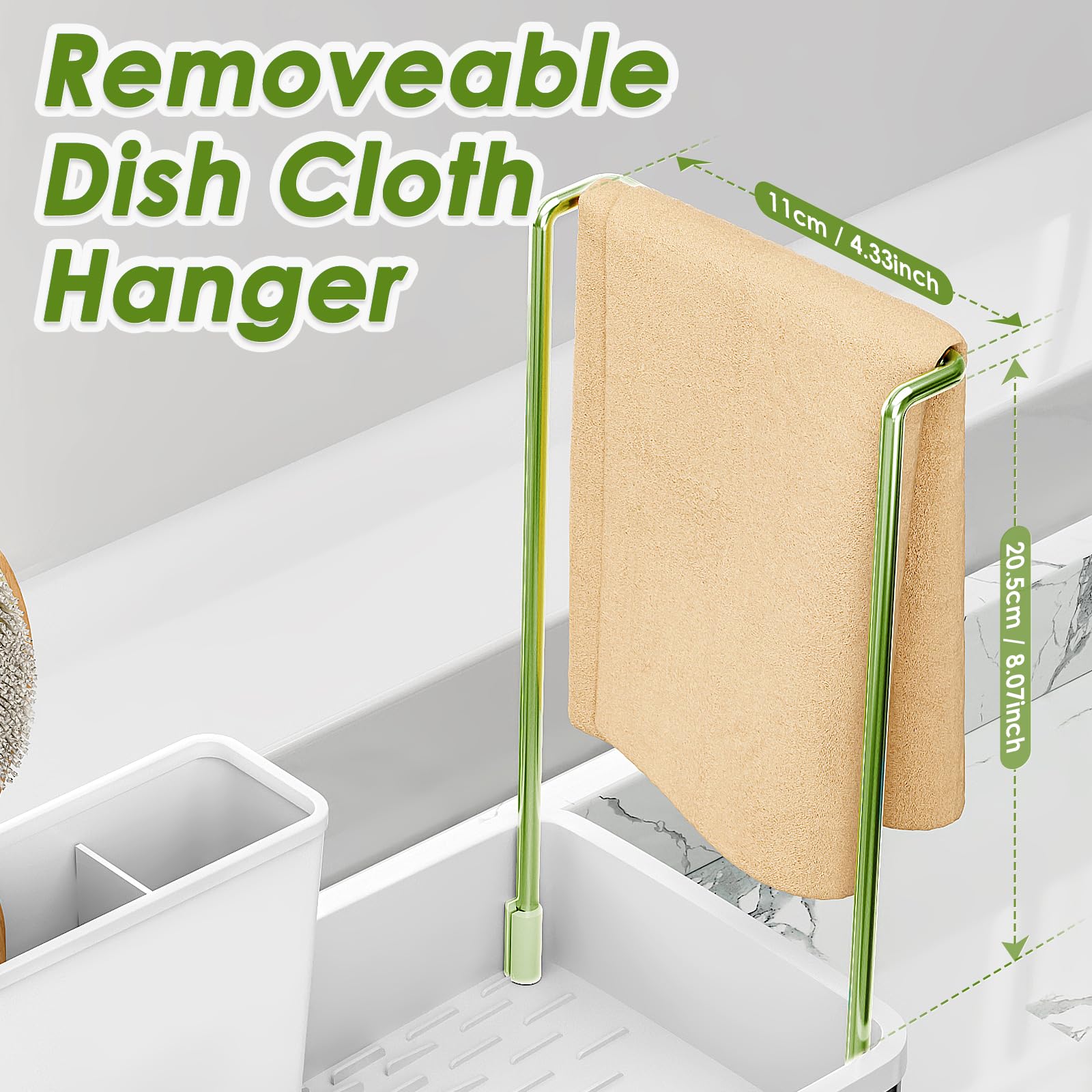 Ewaiira sink caddy divider design maximizes compact kitchen storage