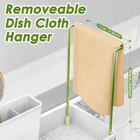 Ewaiira sink caddy divider design maximizes compact kitchen storage