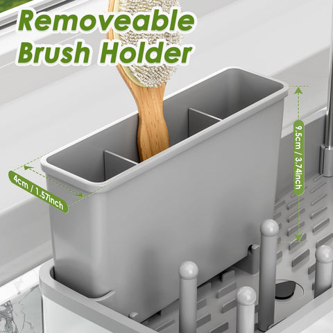 Ewaiira sink caddy easy-to-install organizer for kitchens and baths
