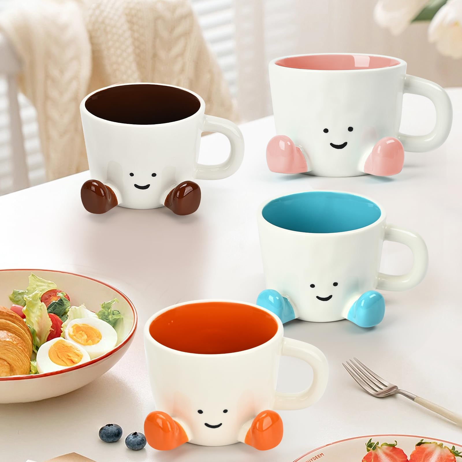 EWCEFIC mug holds 380ml for coffee or tea sessions.
