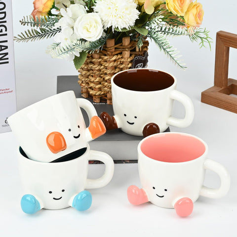 EWCEFIC modern design mug with a bright glaze.