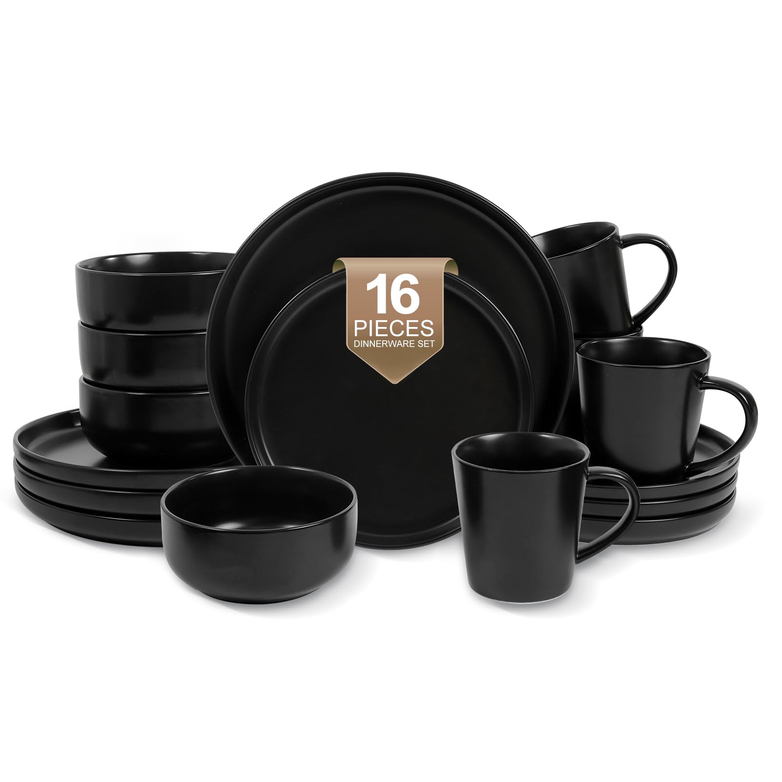 EWFEN 16-piece dinnerware on table for everyday meals