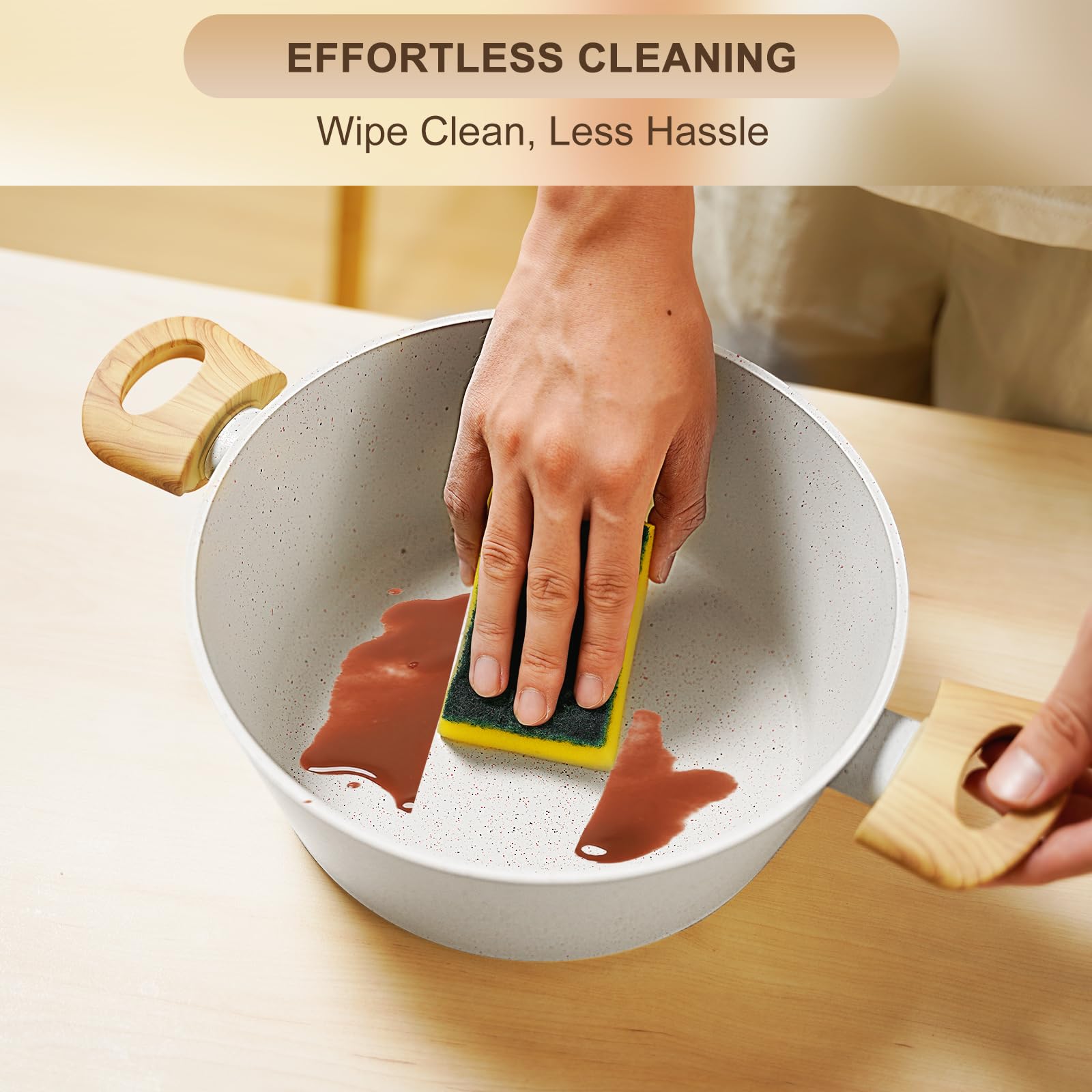 EWFEN PFAS/PTFE/PFOA-free cookware supports healthier cooking practices.