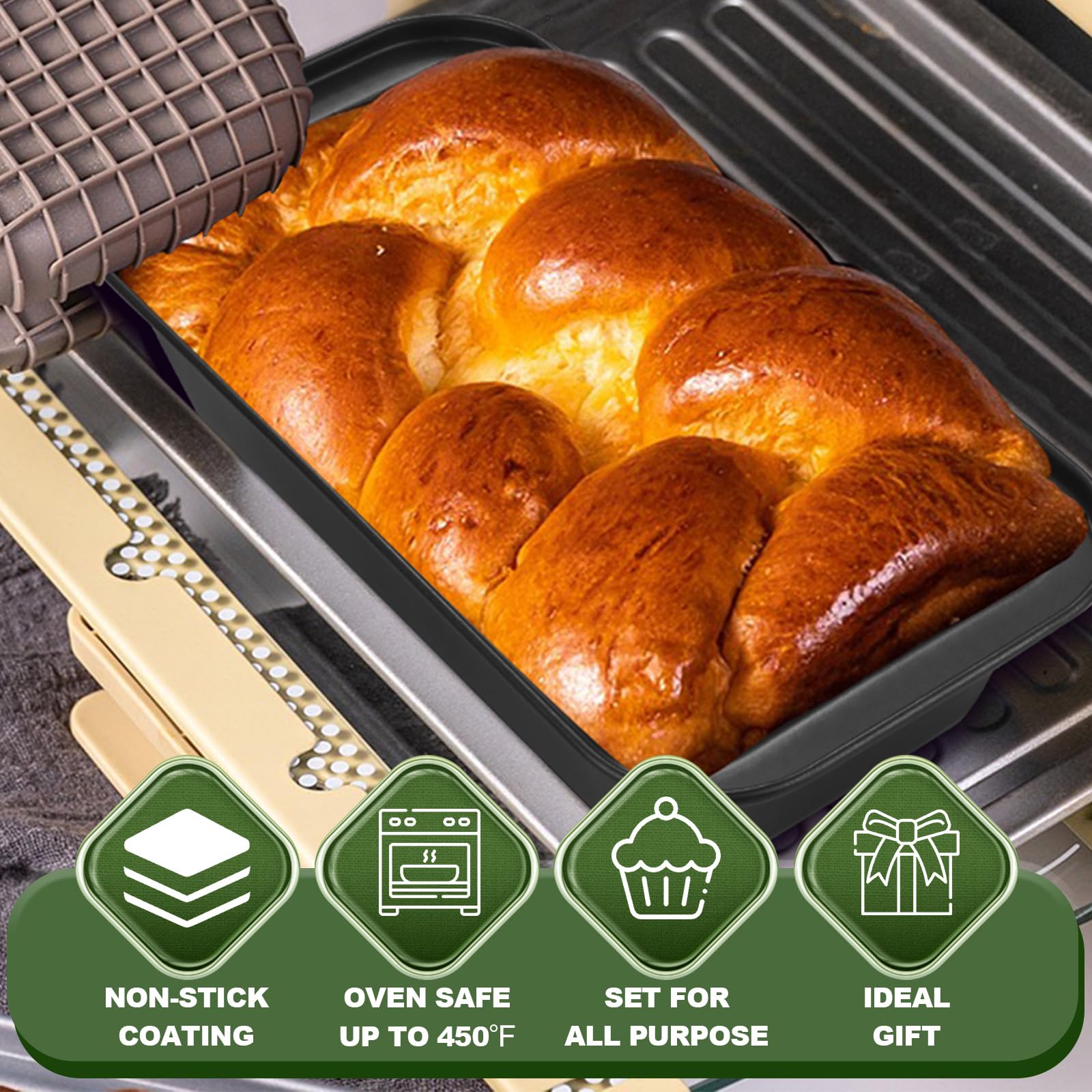 EWFEN loaf pan ideal for quick breads and loaves