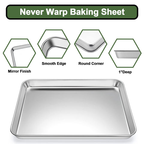 EWFEN silicone baking mat delivers non-stick surface and simple cleanup