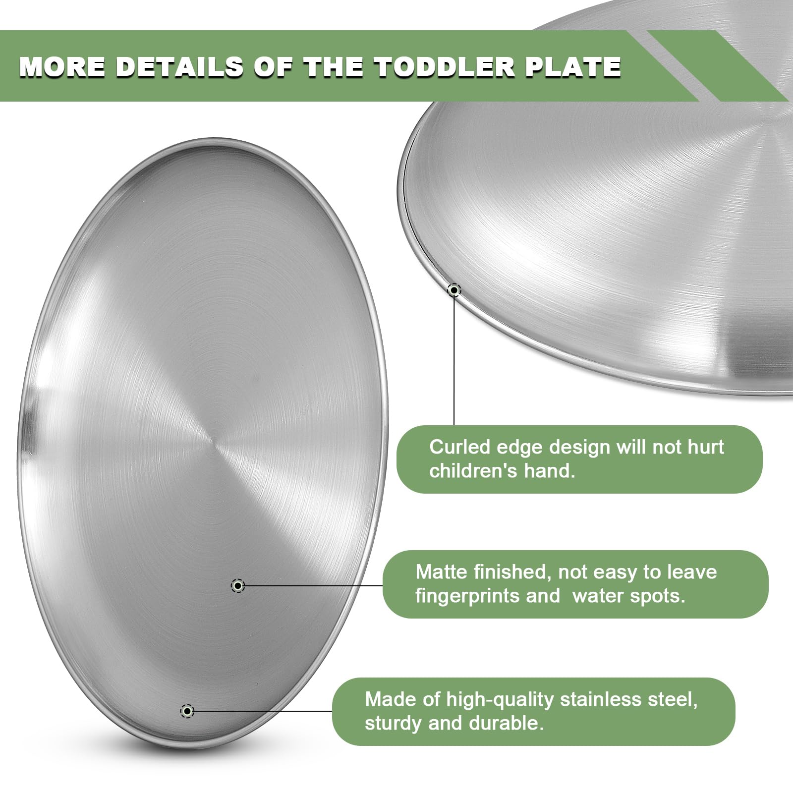 EWFEN dishwasher-safe plate simplifies cleanup after meals.