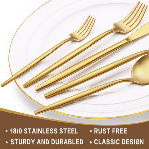 EWFEN 12-piece dinner knives shown for sturdy daily use and reliable cutting.