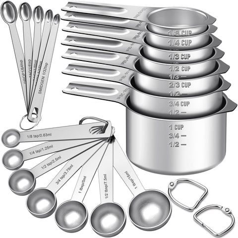EWFEN measuring cups nesting design for space-saving kitchen organization.