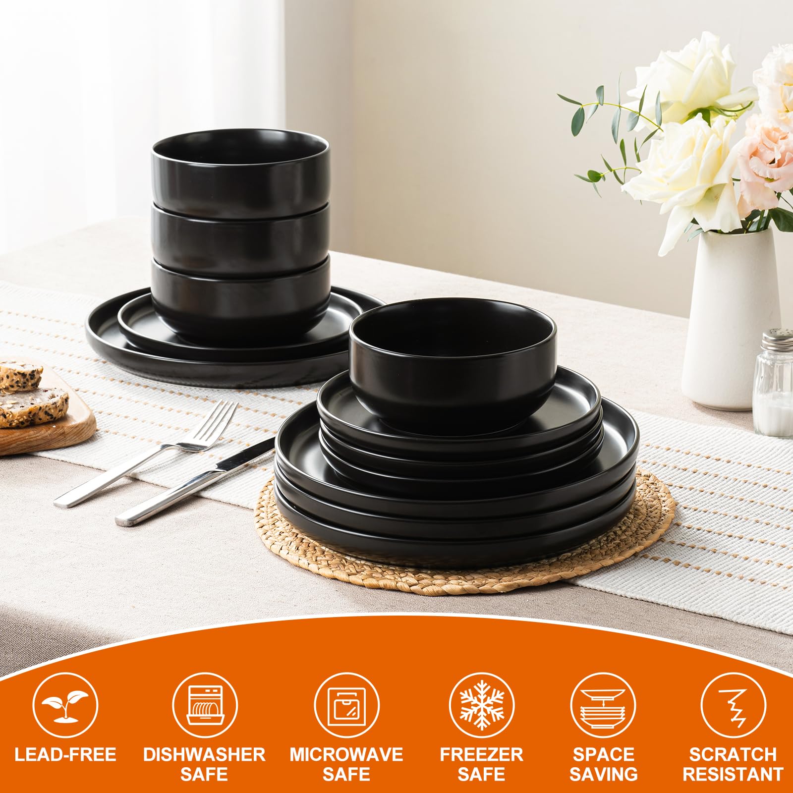 EWFEN dishwasher and microwave safe design for everyday convenience