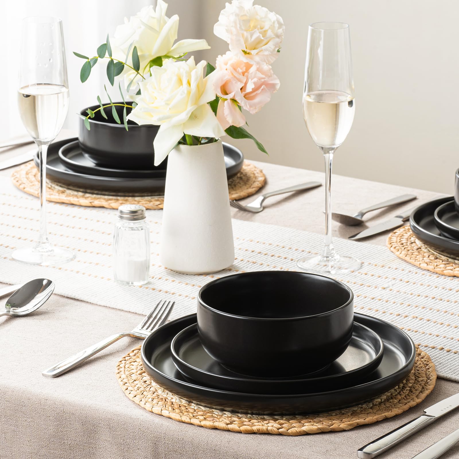 EWFEN closeup of matte black glaze emphasizing refined finish and elegance