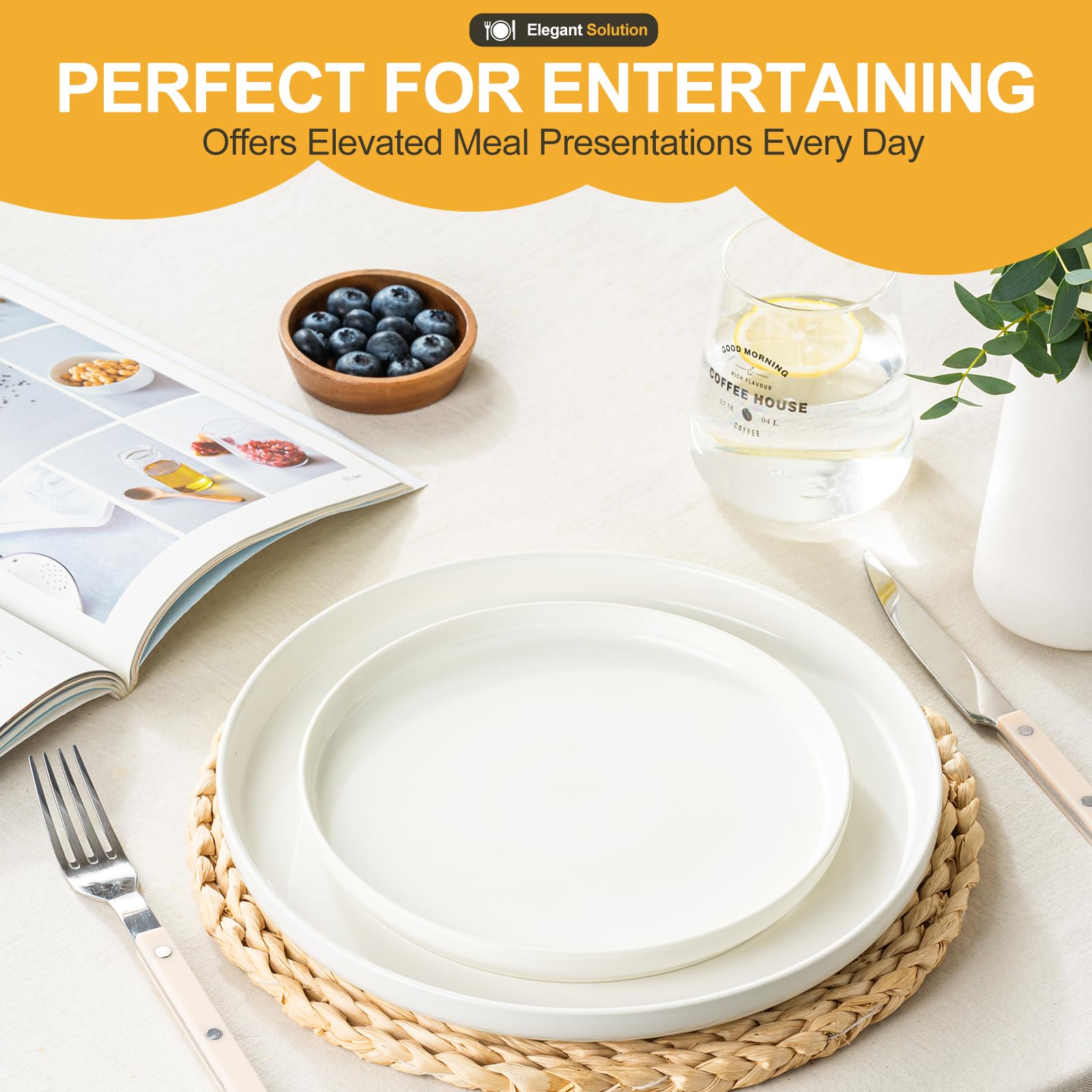 EWFEN sesame-speckle detail enhances place settings