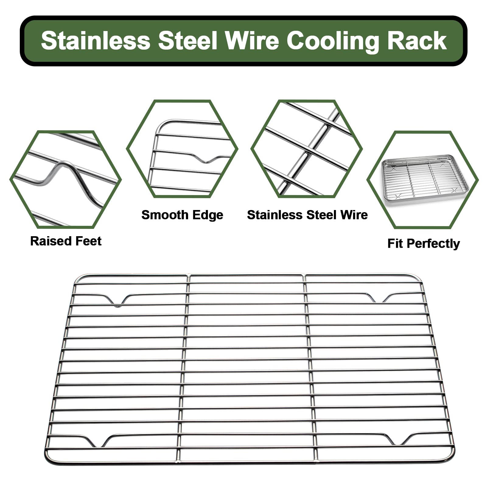 EWFEN stainless-steel pan emphasizes warp resistance and durability.