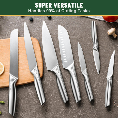 EWFEN 6-piece steak knives set supports family meals and entertaining.