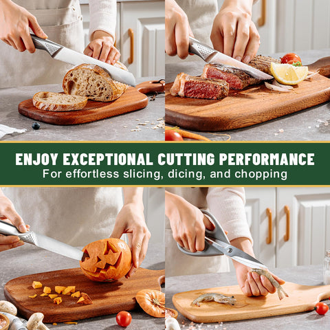 EWFEN 5-inch utility knife for everyday kitchen tasks.
