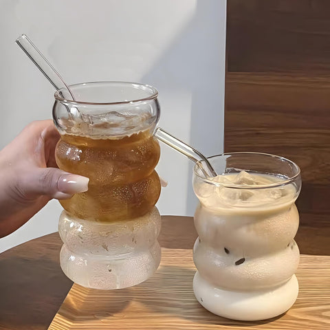 Ework4U clear thick-glass tumbler adds a premium touch.