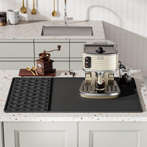 EWX silicone coffee mat detachable drying layer for air drying cups and spoons