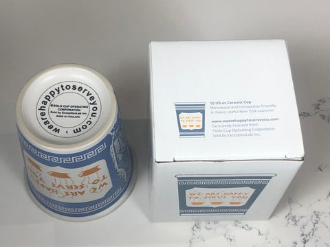 ExceptionLab lead-free ceramic cup with Prop 65 compliance for safe use