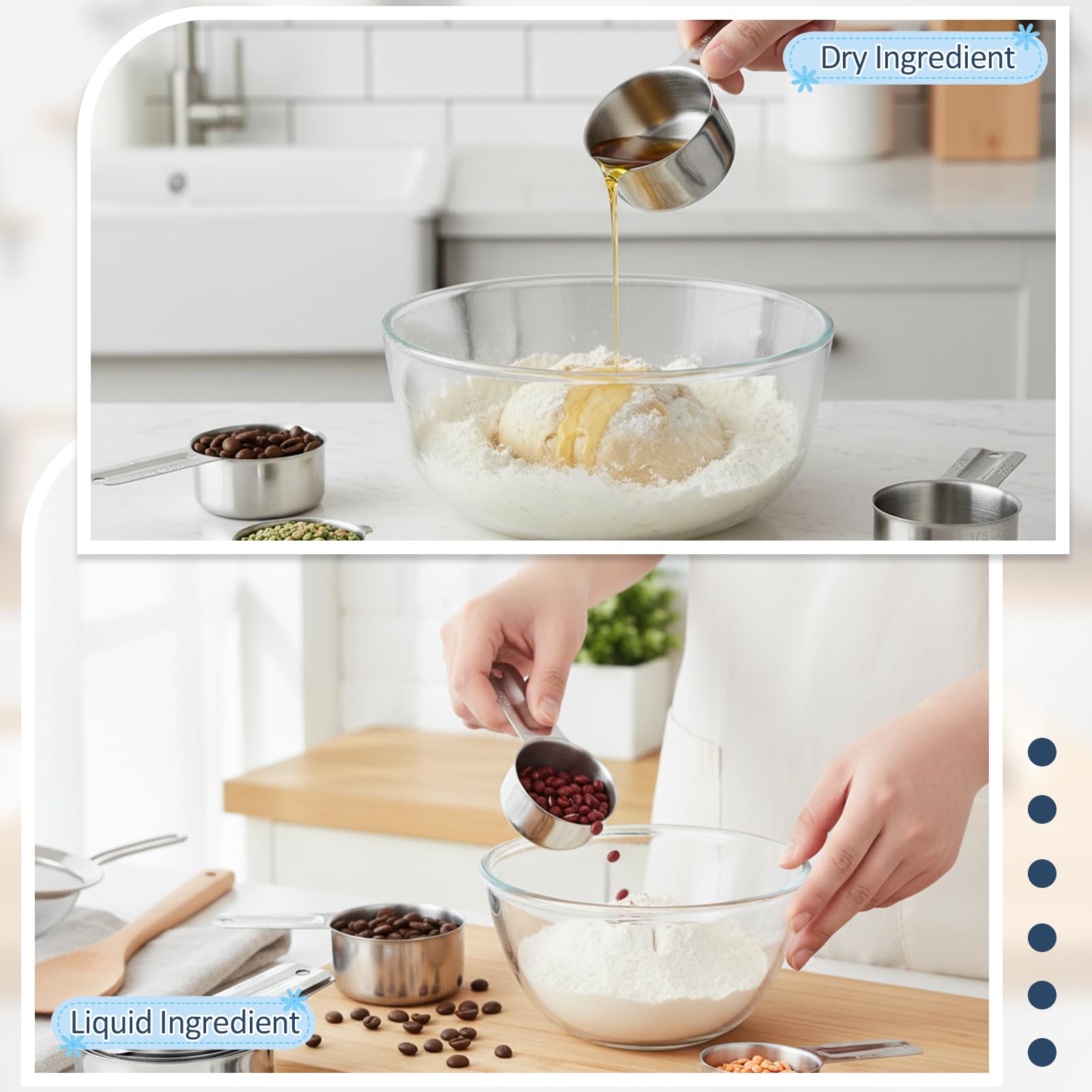 Exclaith measuring cups gift-ready packaging for weddings and homes.