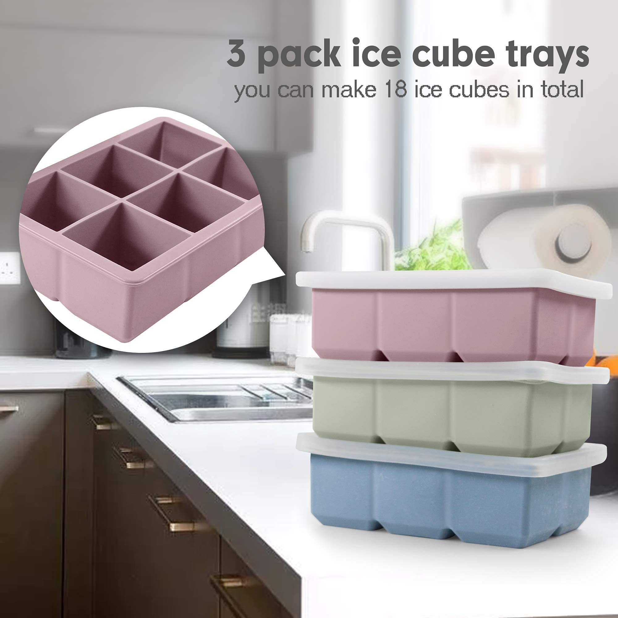 Excnorm food-grade silicone is BPA-free and safe for freezing.