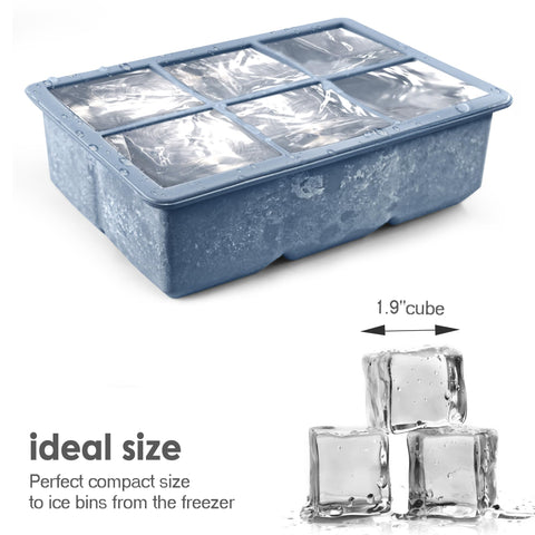 Excnorm large ice cubes for slow dilution in drinks.