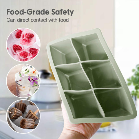 Excnorm stackable trays save freezer space.