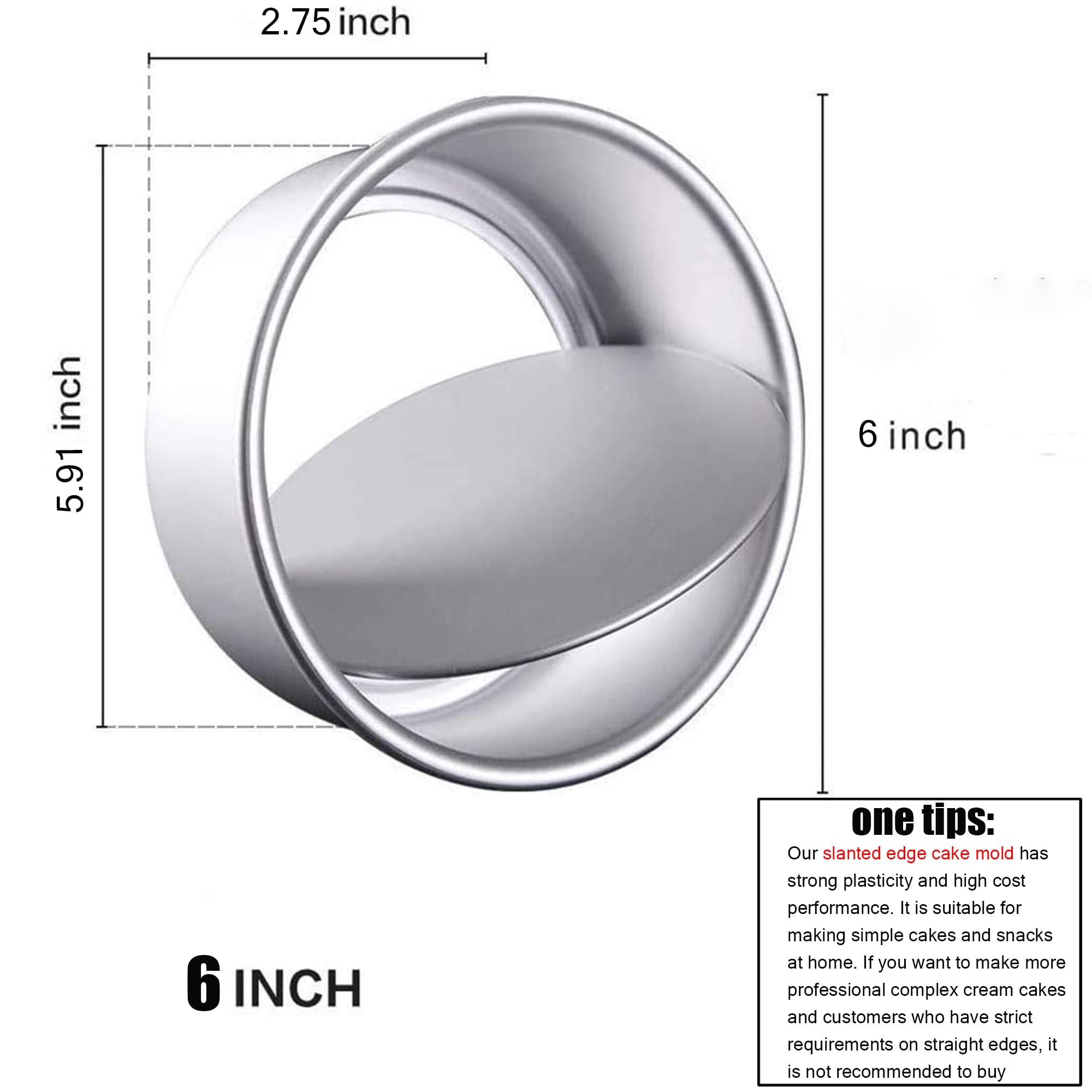 EXGOX two-pack durable aluminum cake pans for long-lasting baking.