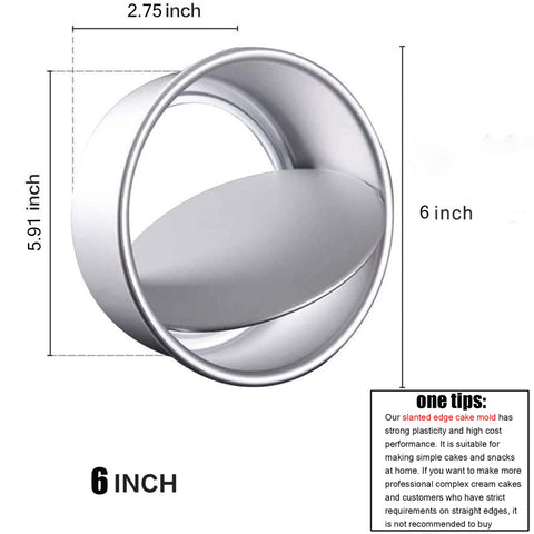 EXGOX two-pack durable aluminum cake pans for long-lasting baking.