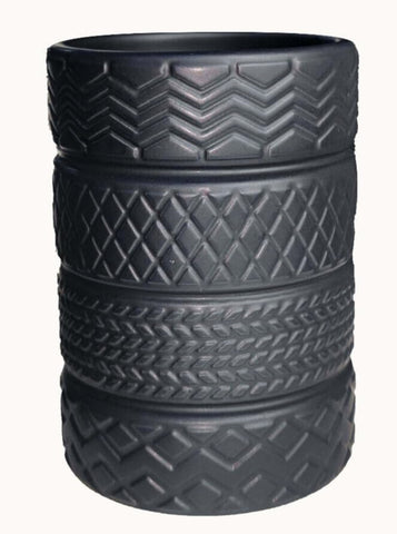 EXIGENT gift-ready tire mug appeals to car lovers and DIYers.