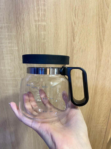 EXIGENT 16 oz capacity suits hot beverages and iced drinks.
