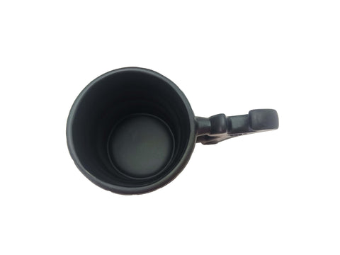 EXIGENT tire mug durable ceramic suits home or office use.