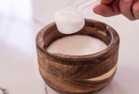 Existing Beauty coffee scoop for quick, spill-free mornings