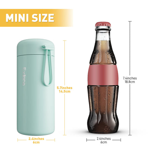 Exllena Small Bottle featuring carry handle for one-handed transport.