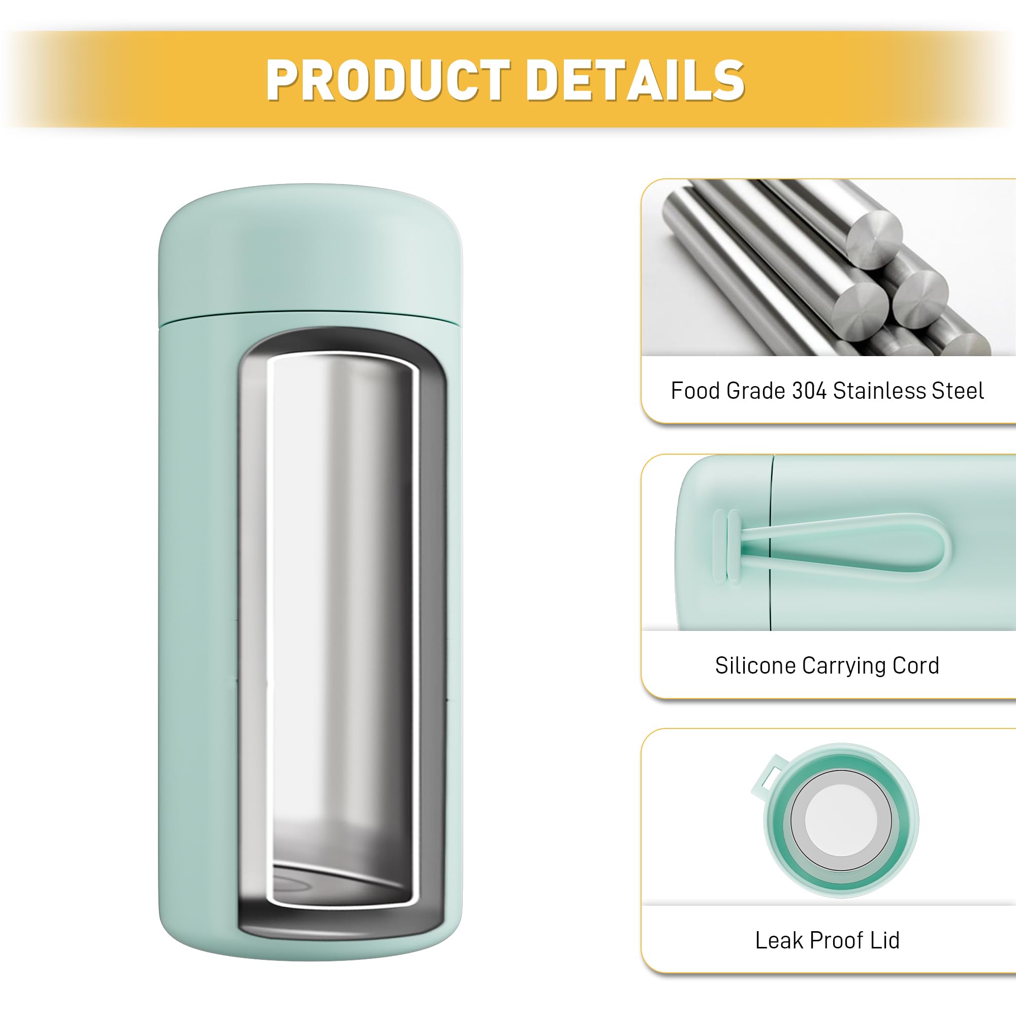 Exllena Stainless steel 18/10 for durable daily use.
