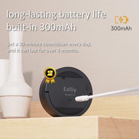 Exlliy timer's large LED display offers clear visibility from across the room.
