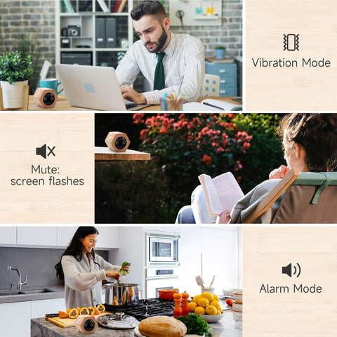 Exlliy productivity timer in kitchen or workspace setup for time management
