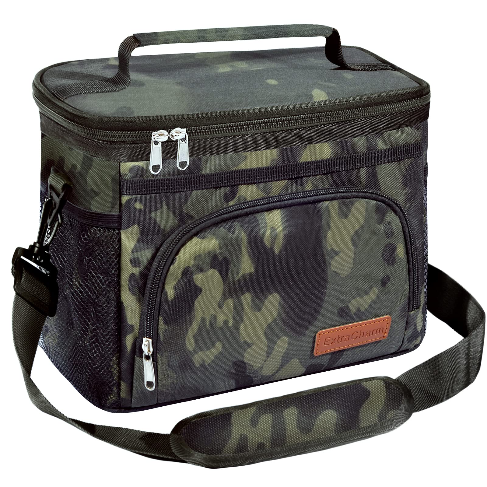 ExtraCharm insulated lunch bag showing thermal layers for temperature control
